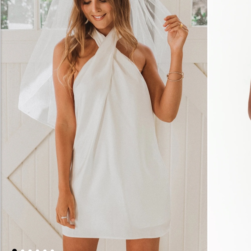Show Me Your MuMu Jasmine Halter Mini Dress
